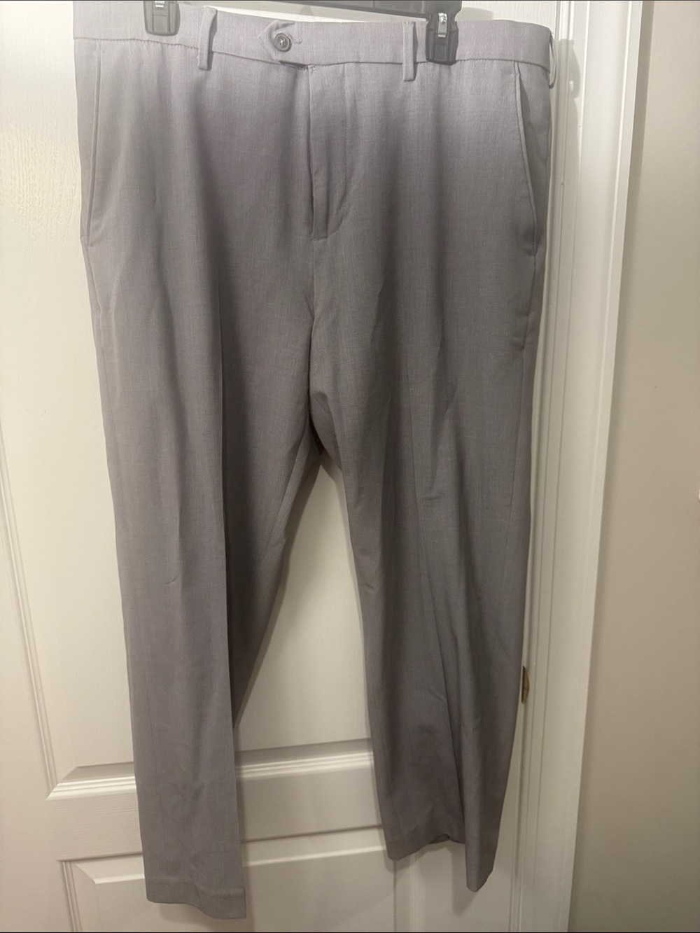 Croft & Barrow Men's Dress Pants in Light Gray - Classic Formal Trousers